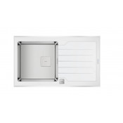 Мойка Teka DIAMOND RS15 1B 1D 86 Белое стекло